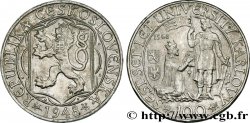 CZECHOSLOVAKIA 100 Korun 600e anniversaire de l’Université Karlovy 1948 Kremnica