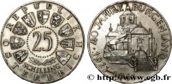 ÖSTERREICH 25 Schilling emblème / 40e anniversaire du rattachement du Burgenland 1961 