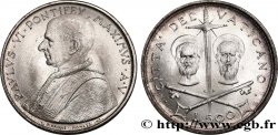 VATICANO Y ESTADOS PONTIFICIOS 500 Lire Paul VI an V 1967 Rome
