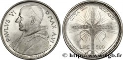 VATICAN AND PAPAL STATES 500 Lire Paul VI an VI 1968 Rome