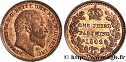UNITED KINGDOM 1/3 Farthing Edouard VII 1902 