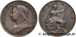 UNITED KINGDOM 1 Farthing Victoria “Old Head” 1898 