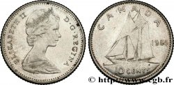 KANADA 10 Cents Elisabeth II 1965 