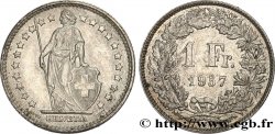 SCHWEIZ 1 Franc Helvetia 1957 Berne