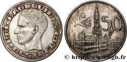 BELGIQUE 50 Francs Exposition Universelle de Bruxelles - légende française 1958 