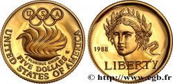 ÉTATS-UNIS D&nbsp;AMÉRIQUE 5 Dollars Proof JO de 1988 1988 West Point