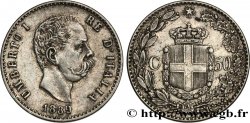 ITALY 50 Centesimi Umberto I 1889 Rome