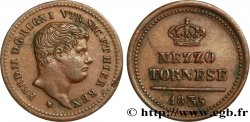 ITALY - KINGDOM OF THE TWO SICILIES - FERDINAND II 1/2 Tornese  1835 Naples