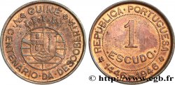 GUINEA-BISSAU 1 Escudo monnayage colonial Portugais - cincentenaire de la découverte 1946 