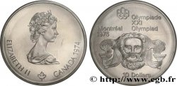 KANADA 10 Dollars JO Montréal 1976 temple de Zeus 1974 