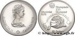 CANADA 10 Dollars JO Montréal 1976 lancer de poids femmes 1975 