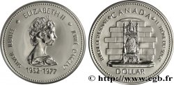 CANADA 1 Dollar Jubilé d’Elisabeth II 1977 