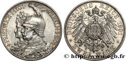 ALLEMAGNE - PRUSSE 2 Mark Guillaume II 200e anniversaire de la Prusse 1901 Berlin
