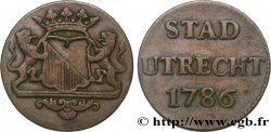 NETHERLANDS - UNITED PROVINCES 1 Duit Utrecht 1786 