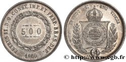 BRASILIEN 500 Reis au nom de l’Empereur Pierre II 1860 