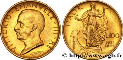 ITALY - KINGDOM OF ITALY - VICTOR-EMMANUEL III 100 Lire, an IX 1931 Rome