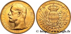 MONACO - PRINCIPAUTÉ DE MONACO - ALBERT Ier 100 Francs or 1896 Paris