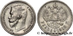 RUSSIE - NICOLAS II 1 Rouble 1912 Saint-Petersbourg SUP 
