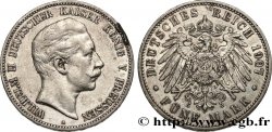 ALEMANIA - PRUSIA 5 Mark Guillaume II 1907 Berlin