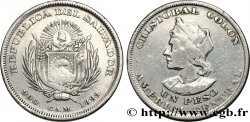 EL SALVADOR 1 Peso Christophe Colomb 1893 