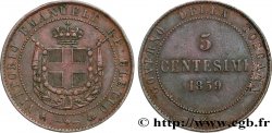 ITALIE - TOSCANE 5 Centesimi Victor Emmanuel - Gouvernement de la Toscane 1859 Birmingham TTB 