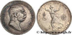 AUSTRIA 5 Corona 60e anniversaire du règne de François-Joseph Ier  1908  AU 