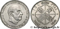 ESPAGNE 100 Pesetas Francisco Franco (1968 dans les étoiles) 1966 