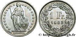 SWITZERLAND 1 Franc Helvetia 1963 Berne