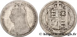 ROYAUME-UNI 1 Shilling Victoria buste du jubilé 1889 