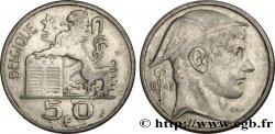 BELGIO 50 Francs Mercure, légende française 1949 