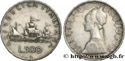 ITALIEN 500 Lire “caravelles” / dame du style de la renaissance 1959 Rome - R