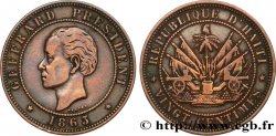 HAÏTI 20 Centimes président Geffrard 1863 Heaton