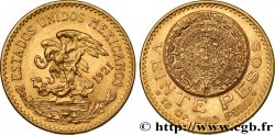 MEXIQUE 20 Pesos “Pierre du Soleil” (calendrier aztèque) 1921 Mexico