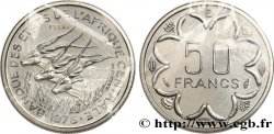 CENTRAL AFRICAN STATES Essai de 50 Francs antilopes lettre ‘E’ Cameroun 1976 Paris