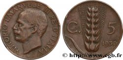 ITALIEN 5 Centesimi  Victor Emmanuel III 1930 Rome - R
