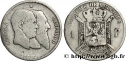BELGIEN 1 Franc 50e anniversaire de l’indépendance 1880 