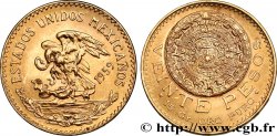 MEXIQUE 20 Pesos “Pierre du Soleil” (calendrier aztèque) 1959 Mexico