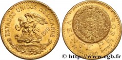 MEXIQUE 20 Pesos “Pierre du Soleil” (calendrier aztèque) 1918 Mexico