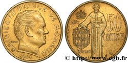 MONACO 50 Centimes prince Rainier III de Monaco 1962 Paris