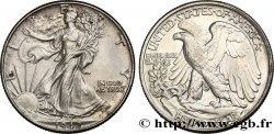 STATI UNITI D AMERICA 1/2 Dollar Walking Liberty 1942 Philadelphie