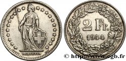 SVIZZERA  2 Francs Helvetia 1944 Berne