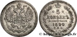 RUSSIE 5 Kopecks 1890 Saint-Petersbourg