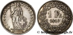 SWITZERLAND 1 Franc Helvetia 1916 Berne - B