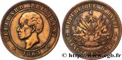 HAÏTI 20 Centimes président Geffrard 1863 Heaton