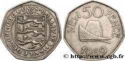 GUERNESEY 50 New Pence 1969 