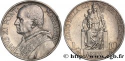 VATICAN AND PAPAL STATES 10 Lire Pie XI anno XIII 1934 Rome