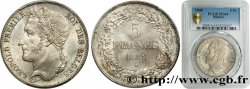 BELGIQUE - ROYAUME DE BELGIQUE - LÉOPOLD Ier 5 Francs tête laurée 1848 Bruxelles SPL64 PCGS
