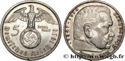ALLEMAGNE 5 Reichsmark aigle / Maréchal Paul von Hindenburg 1939 Berlin