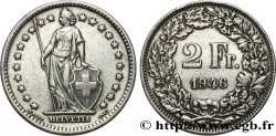 SUISSE 2 Francs Helvetia 1946 Berne