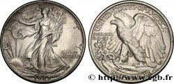 ÉTATS-UNIS D&nbsp;AMÉRIQUE 1/2 Dollar Walking Liberty 1942 Philadelphie